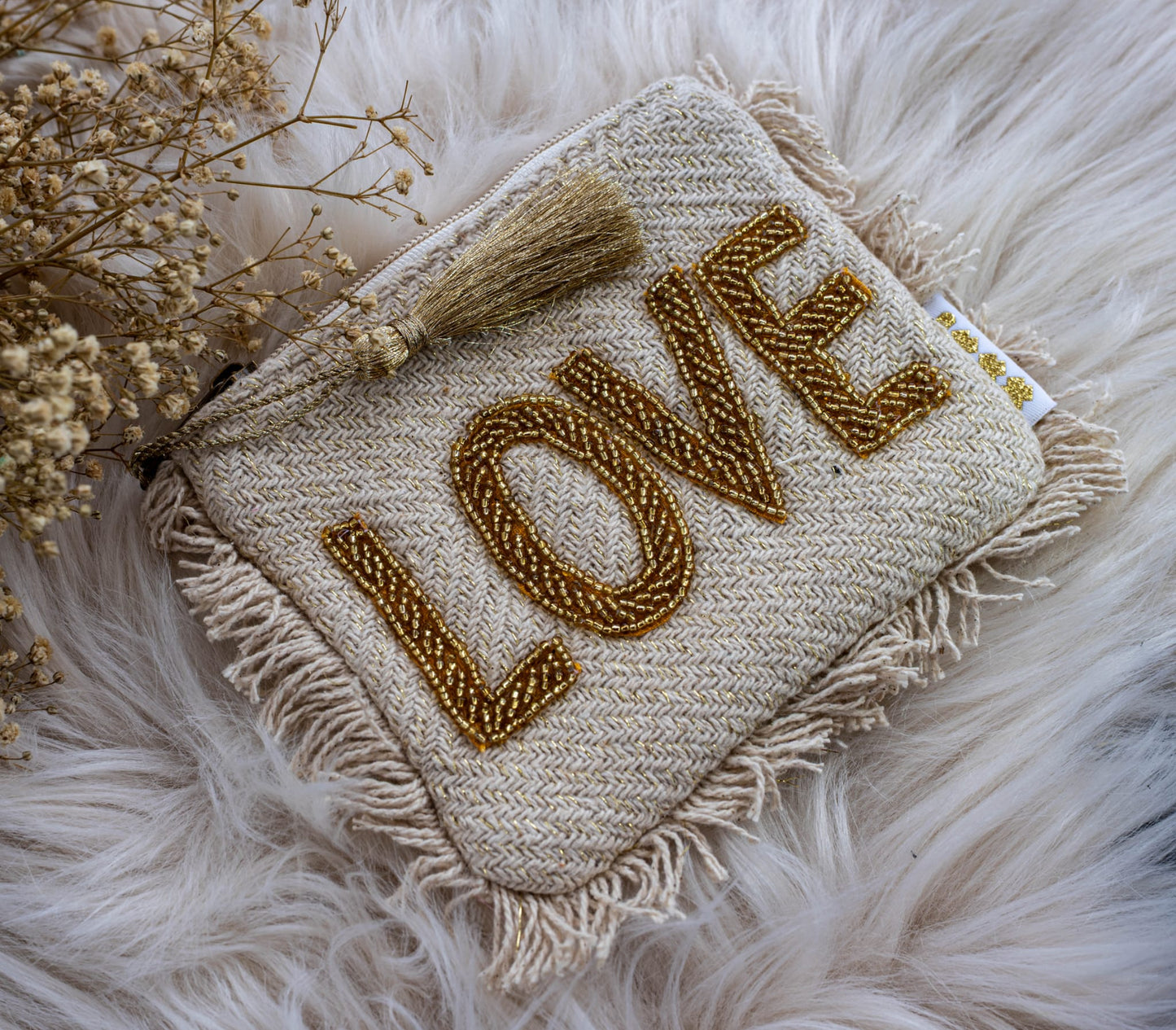 Love Fringe Pouch 🤍✨