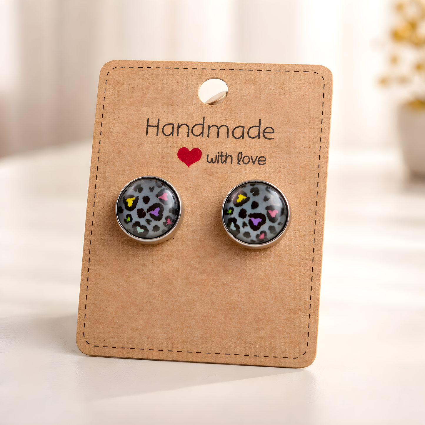 Cabochon Ohrringe „Wild Hearts“