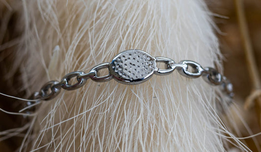 ✨ Ring „Silver Dots“ – Edelstahl in Silber ✨