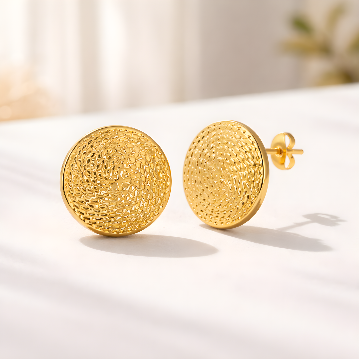 Ohrringe „Golden Texture“