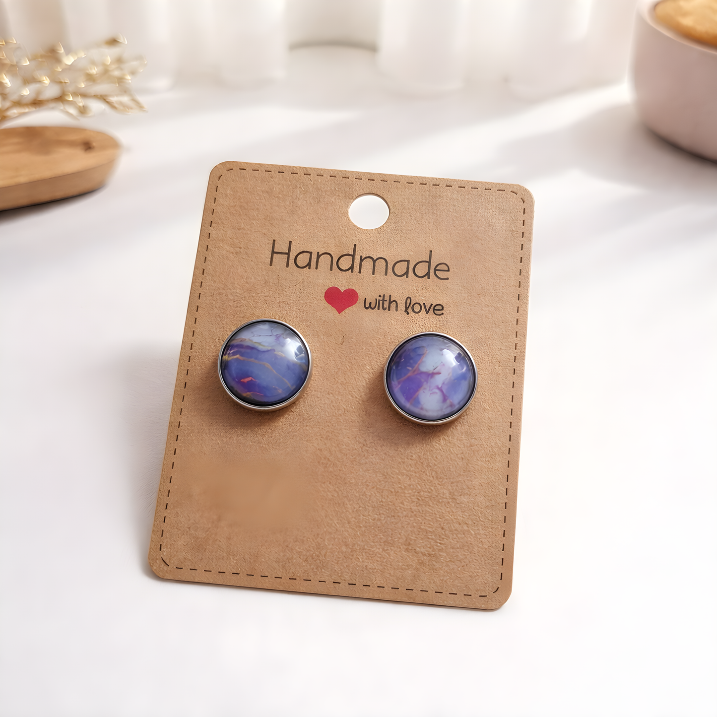Lavender Sky Studs