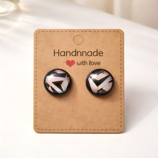 Cabochon Ohrringe „Urban Blush“