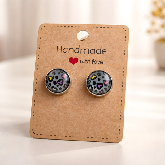 Cabochon Ohrringe „Wild Hearts“