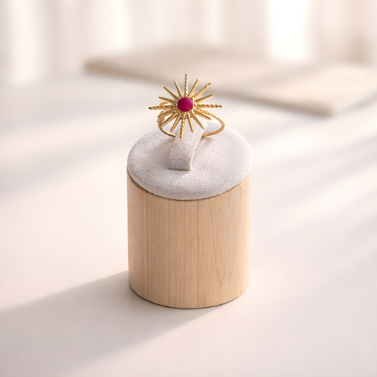 Golden Star Glow Ring