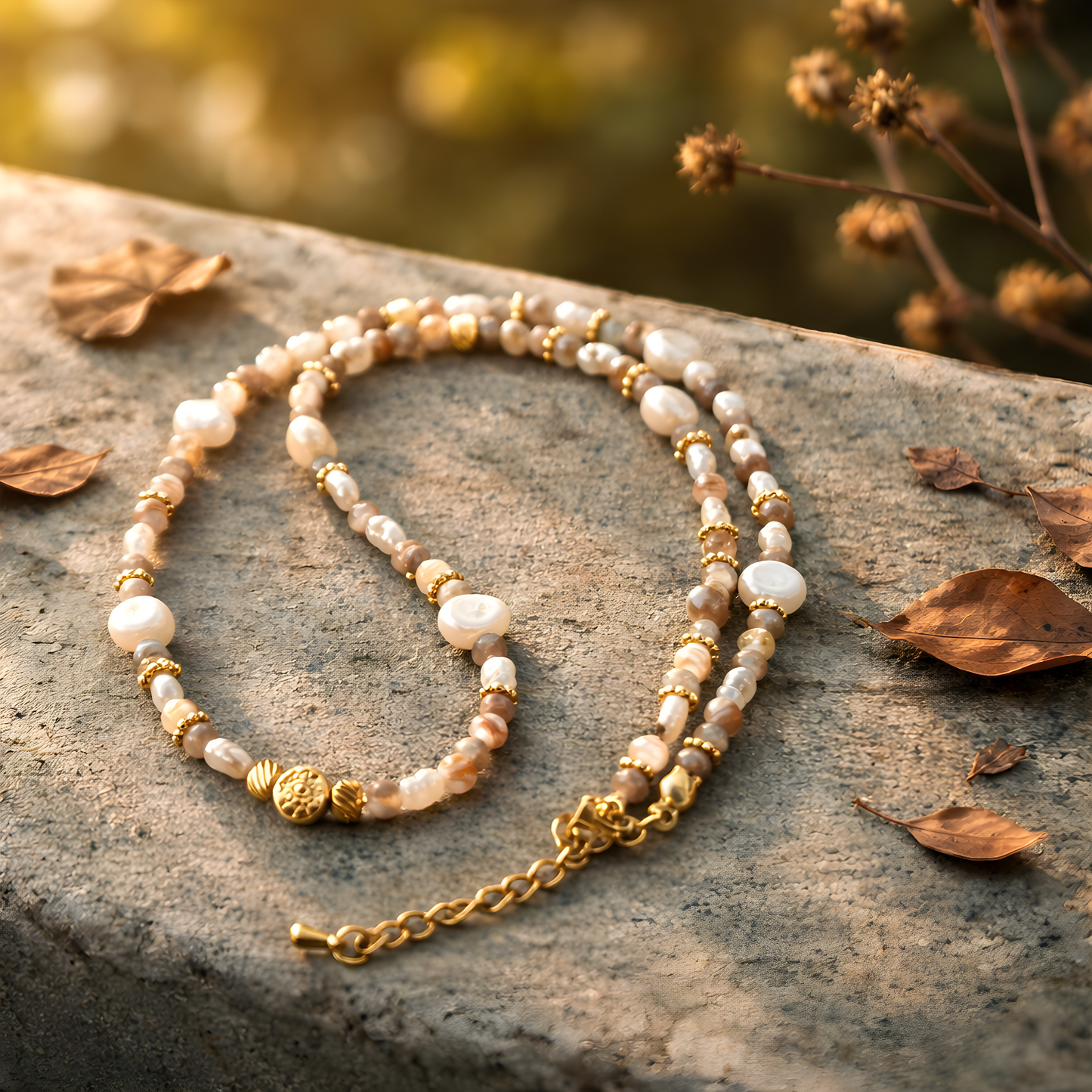 Kette Sand Pearl
