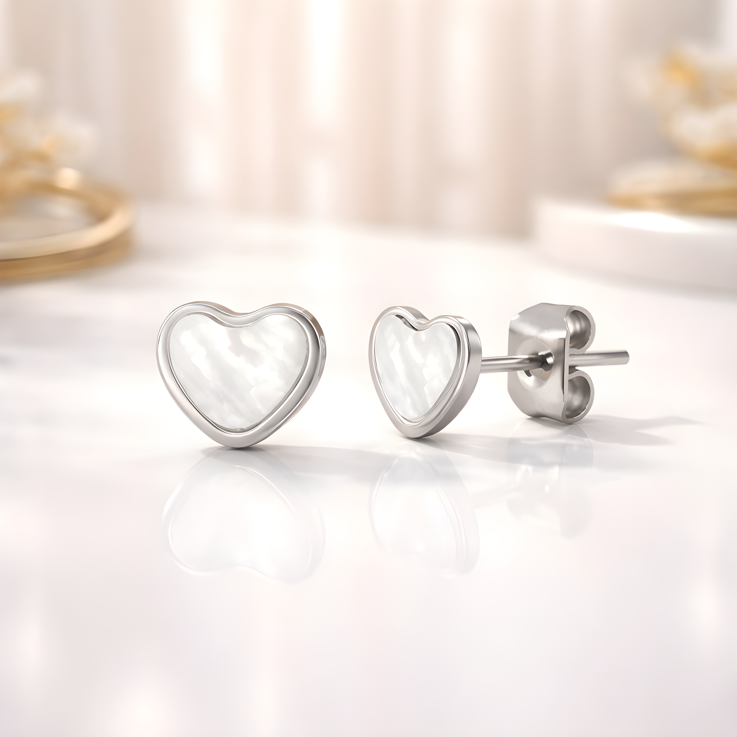 Ohrringe „Pearl Heart“