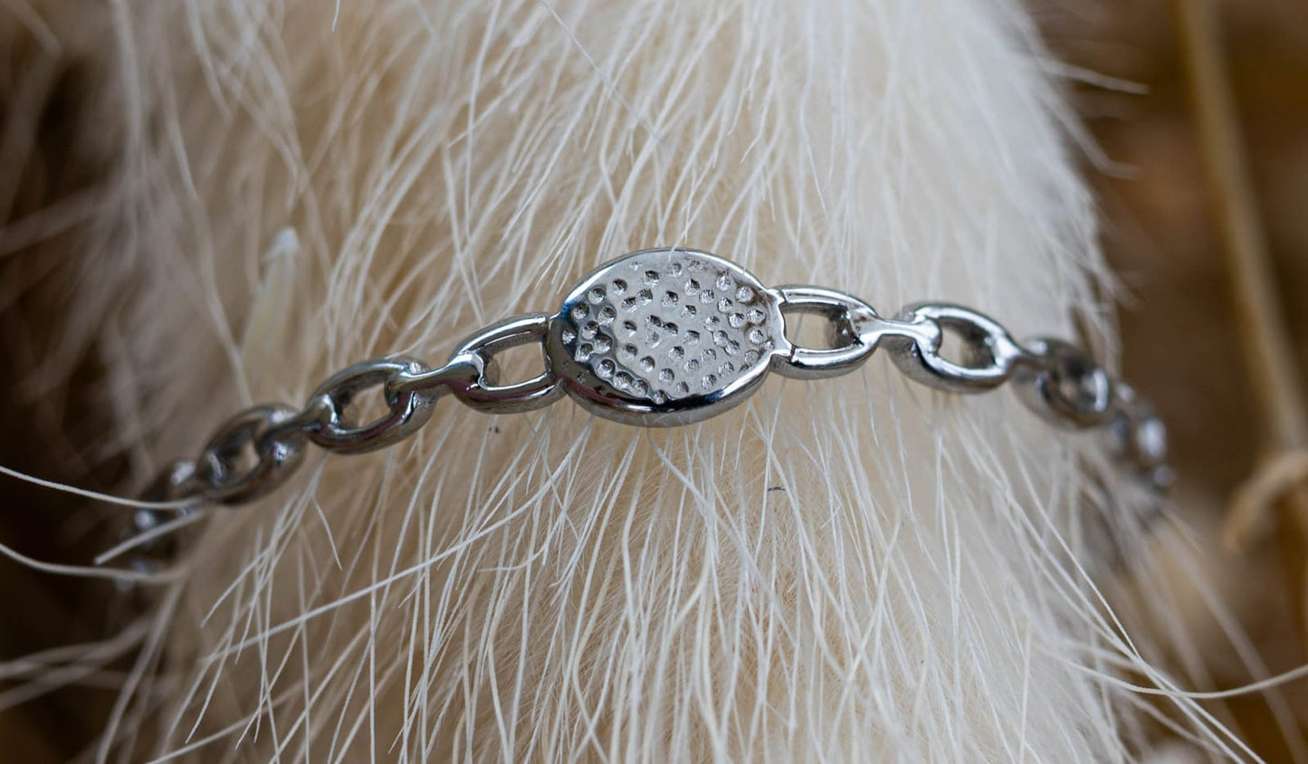 ✨ Ring „Silver Dots“ – Edelstahl in Silber ✨