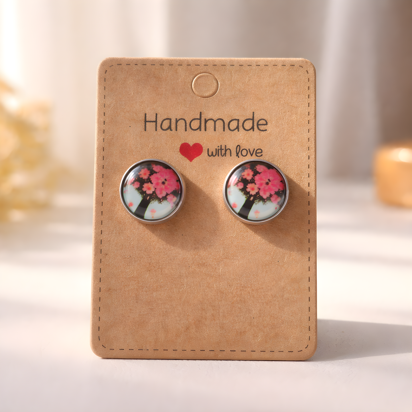 Cabochon Ohrringe „Blossom Dream“
