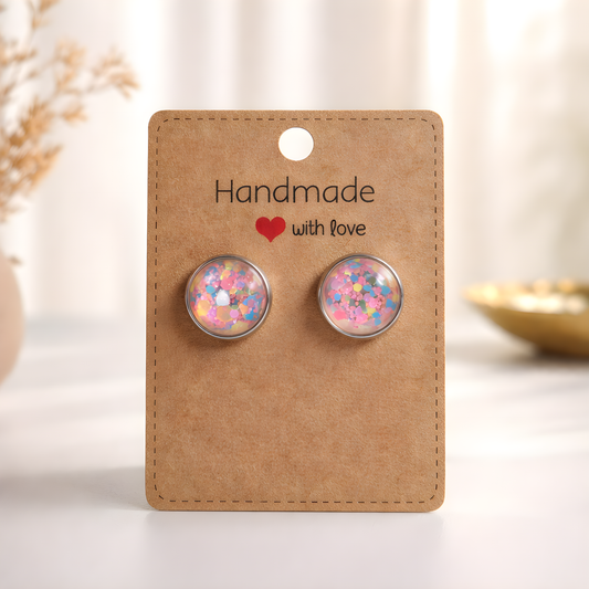 Cabochon Ohrringe „Candy Confetti“
