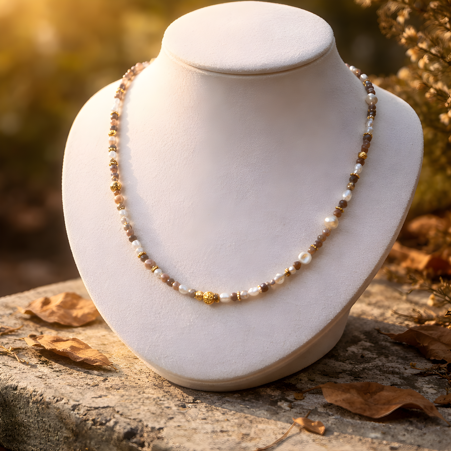 Kette Sand Pearl