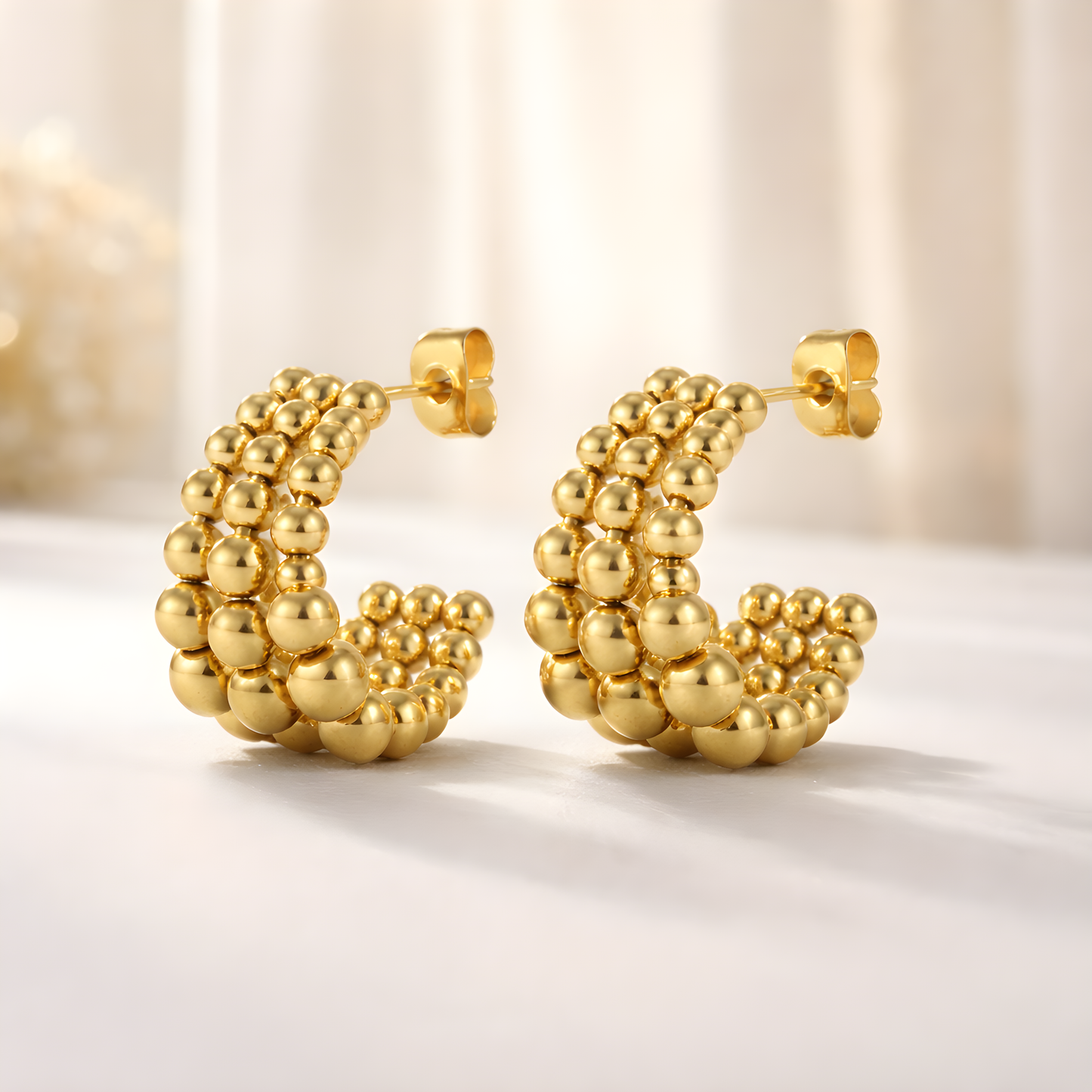 Ohrringe „Golden Bubbles“