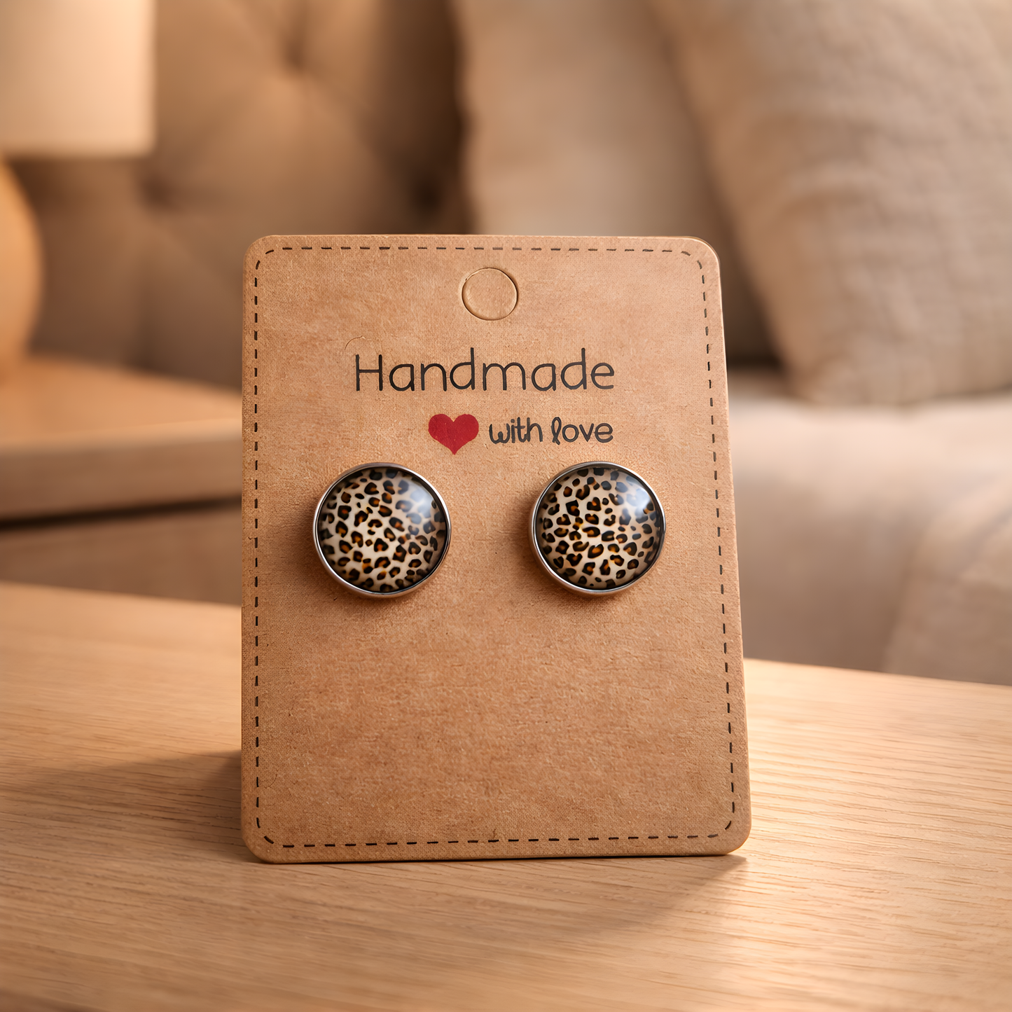 Leo Glow Studs
